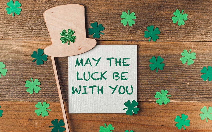 short irish sayings about luck